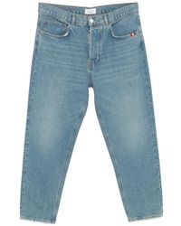 AMISH - Jeremiah Buttoned Striped Jeans - Lyst