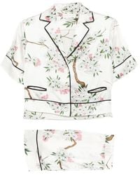 Olivia Von Halle - Arletta Anaa Floral-Print Pajamas - Lyst