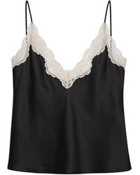 forte_forte - Lace-Trim Camisole Top - Lyst