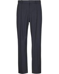 Balmain - Striped Straight-Leg Trousers - Lyst