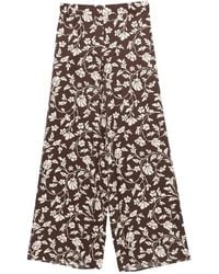 Pennyblack - Floral-Pattern Trousers - Lyst