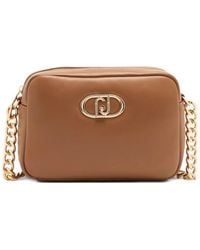 Liu Jo - Medium Lapuffy Logo-Plaque Chain-Strap Cross Body Bag - Lyst