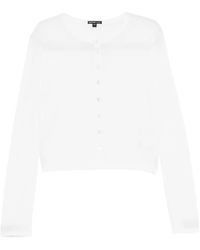 James Perse - Fine-Knit Cardigan - Lyst