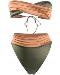 Oséree - Bikini bandeau à design noué - Lyst