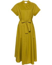 forte_forte - Green Cotton Shirtdress - Lyst