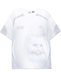 Gcds - Cat Football T-Shirt - Lyst