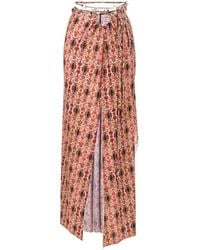 Amir Slama - Floral-Print Wrap Dress - Lyst