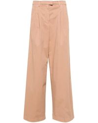 Pinko - Pantalon En Coton À Coupe Ample - Lyst