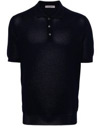 Fileria - Honeycomb Knit Polo Shirt - Lyst