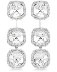 Swarovski - Una Angelic Crystal-Embellished Drop Earrings - Lyst