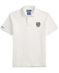Polo Ralph Lauren - Wimbledon Crest Pointelle Polo Shirt - Lyst
