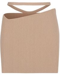 ANDREADAMO - Waist-Strap Mini Skirt - Lyst