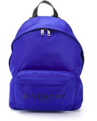 Givenchy ロゴ バックパック - ブルー
