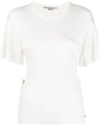 Stella McCartney - Chain-Link Detail Short-Sleeve T-Shirt - Lyst