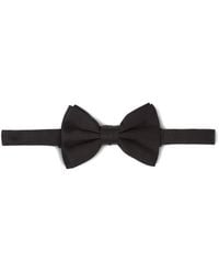 Prada - Satin Bow Tie - Lyst
