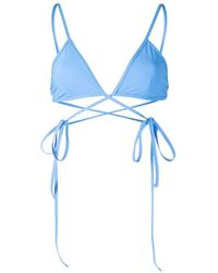 Christopher Esber - Crossover Lace-up Bikini Top - Lyst