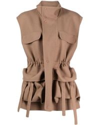 JNBY - High-Neck Wool Gilet - Lyst