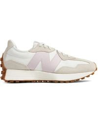 New Balance - 327 Low-Top Leather Sneakers - Lyst