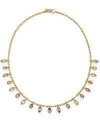 CAMILLE BEINHORN - Spinel And Sapphire Fringe Necklace - Lyst