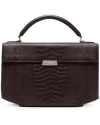 TOTEME - Clip Lizard-Embossed Tote Bag - Lyst