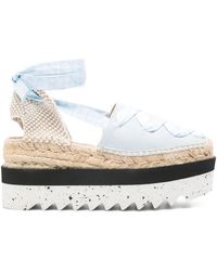 Stella McCartney - Gaia Platform Espadrilles - Lyst