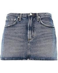 Agolde - Pocket Mini Skirt - Lyst