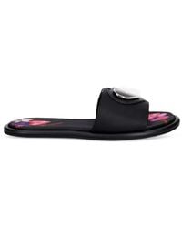 Love Moschino - Heart-Plaque Sandals - Lyst