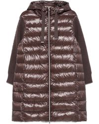 Herno - フーデッド キルティングコート - Lyst