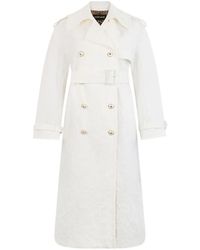 Roberto Cavalli - Trench Croisé Et Ceinturé À Motif Léopard - Lyst