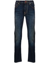 Jacob Cohen - Jeans Met Geborduurd Logo - Lyst