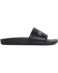 Off-White c/o Virgil Abloh - Embossed-Logo Slides - Lyst