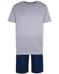 Zimmerli of Switzerland - Geometric-Print Cotton Pajamas - Lyst