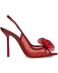 Le Silla - Flower-Detail Heeled Sandals - Lyst