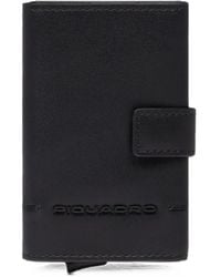 Piquadro - Logo-Embossed Cardholder Wallet - Lyst