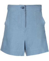 Eres - High-rise Linen Shorts - Lyst