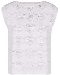 Max Mara - Open-Knit Top - Lyst