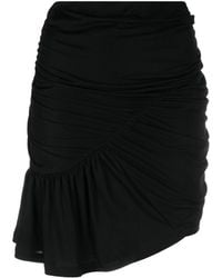 IRO - Minifalda fruncida con cintura alta - Lyst