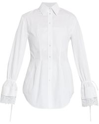 Erdem - Camisa Con Detalle De Lazo - Lyst