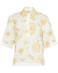 Eres - Floral-Print Shirt - Lyst