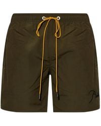 Rhude - Drawstring Swim Shorts - Lyst