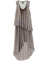 BOSS - Robe Plissée À Rayures - Lyst