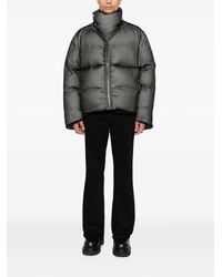 Rick Owens - Turtle Funnel-Neck Padded Jacket - Lyst