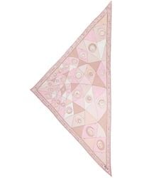 PUCCI - Foulard En Soie À Imprimé Occhi - Lyst