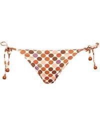 Eres - Polka-Dot Side-Tie Bikini Bottoms - Lyst