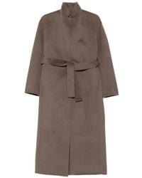 Filippa K - Alexa Long-Sleeve Belted Coat - Lyst