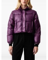 Silvian Heach - High-Neck Quilted Jacket - Lyst