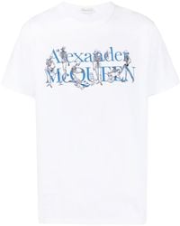 Alexander McQueen - Alexander Mc Queen Logo-print Short-sleeve T-shirt - Lyst