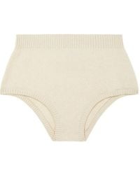 Alanui - Geribbelde Culotte Shorts - Lyst