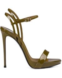 Le Silla - Gwen Patent Leather Sandals - Lyst