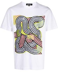Comme des Garçons - Graphic-print Cotton T-shirt - Lyst